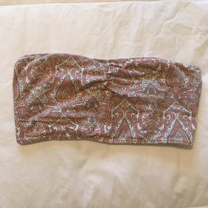 💛(3/15) Hippie paisley tube top